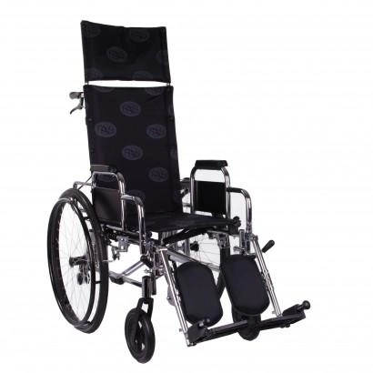 Інвалідна коляска OSD RECLІNER багатофункціональне сидіння 40 см хром (OSD-REC-40) - зображення 1