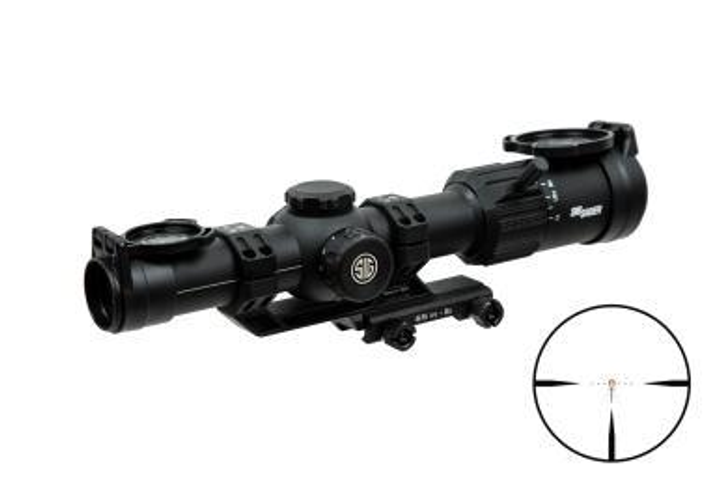 Приціл оптичний SIG Optics TANGO MSR 1-8X24мм, 30мм, SFP. Сітка MSR BDC8 з підсвічуванням - зображення 1