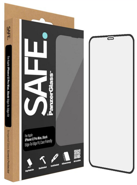 Szkło hartowane Panzer Glass Edge-to-Edge do Apple iPhone 12/12 Pro Clear (5711724950223) - obraz 3