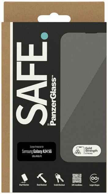 Захисне скло Panzer Glass Ultra-Wide Fit для Samsung Galaxy A34 5G Clear (5711724954542) - зображення 3