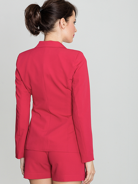 Піджак жіночий Lenitif K201 XL Червоний (5902194311823) - зображення 2
