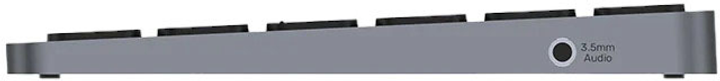 Klawiatura przewodowa Unitek 9-in-1 USB-C Keyboard Hub Szary (4894160049636) - obraz 5