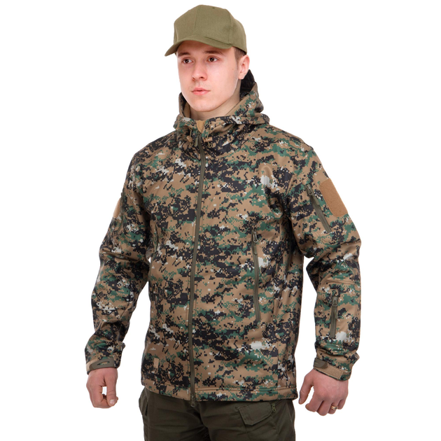 Куртка тактическая SP-Sport ZK-20 3XL Камуфляж Marpat Digital Woodland - изображение 1