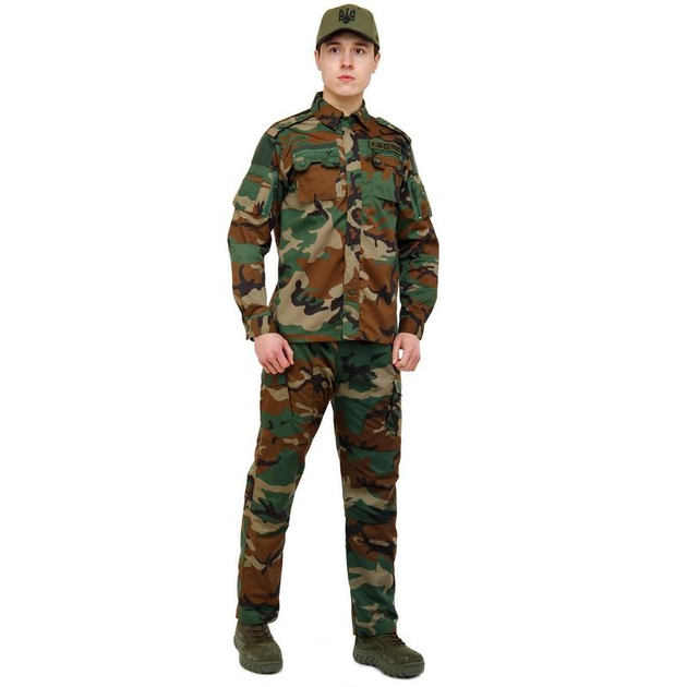 Костюм тактический (рубашка и брюки) Military Rangers ZK-SU1129 XL Камуфляж Woodland - изображение 2