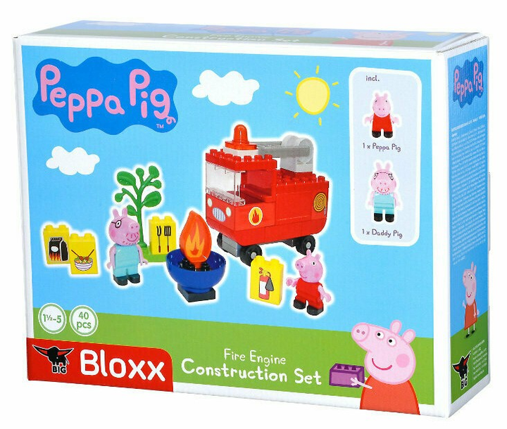 Klocki konstrukcyjne Simba Peppa Pig Bloxx 40 elementów (4004943571463) - obraz 1
