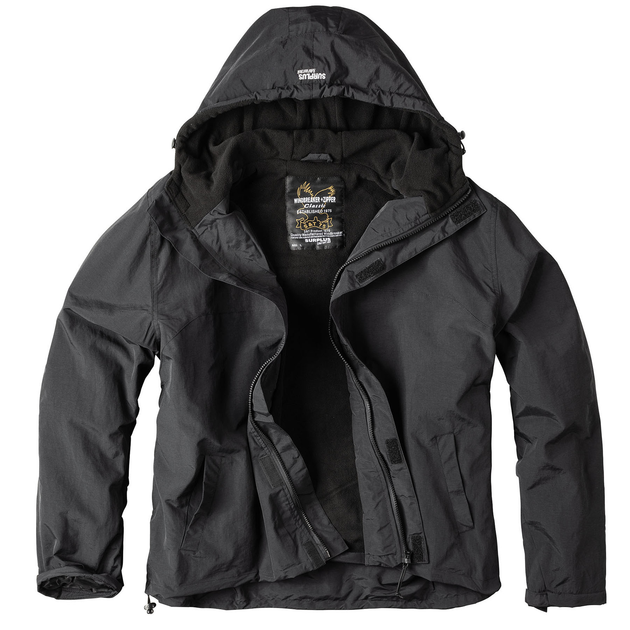 Куртка SURPLUS ZIPPER WINDBREAKER 2XL Black - изображение 1