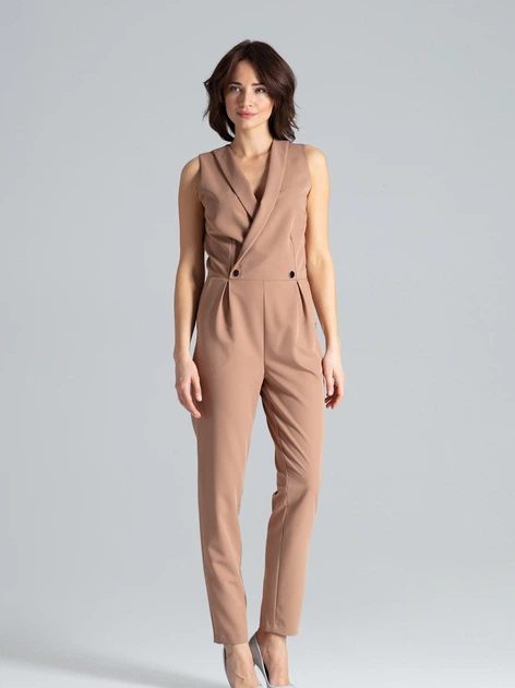 Kombinezon damski Lenitif L040 L Brązowy (5902194369039) - obraz 3