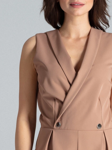 Kombinezon damski Lenitif L040 L Brązowy (5902194369039) - obraz 4