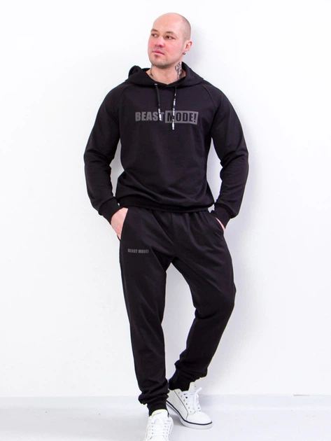 Спортивный костюм мужской Носи Своє 8165-057-33 44 Черный/Beast