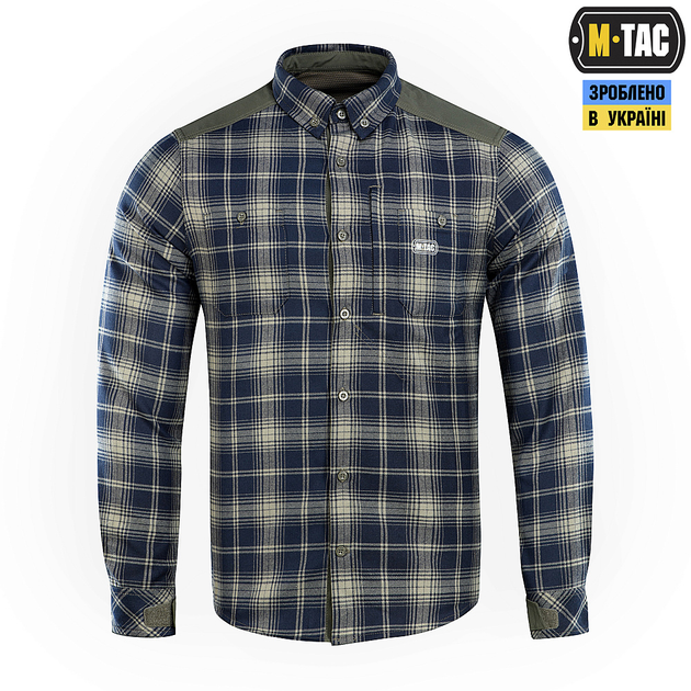 Сорочка Shirt Redneck Olive/Navy M-Tac Blue 2XL/R - зображення 2