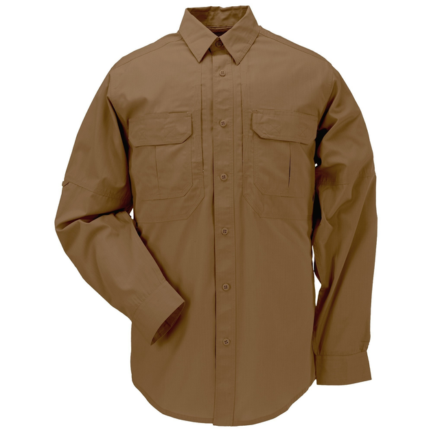 Рубашка тактическая 5.11 Tactical Taclite Pro Long Sleeve Shirt 3XL Battle Brown - изображение 2
