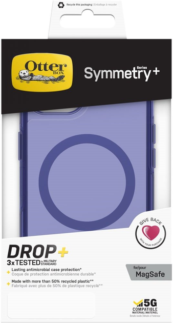 Etui Otterbox Symmetry do Apple iPhone 13 Clear Blue (840104288115) - obraz 1