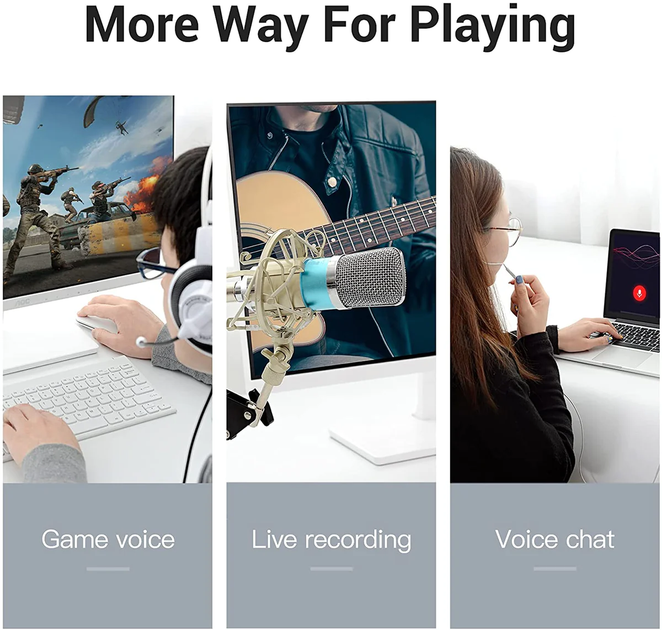 Зовнішня звукова карта Vention USB External Sound Card USB-A — 3,5 мм Metal Gray - изображение 8