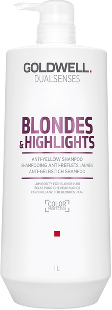 Szampon Goldwell Dualsenses Blondes Highlights Anti-Yellow do włosów blond neutralizujący żółty odcień 1000 ml (4021609028574) - obraz 1