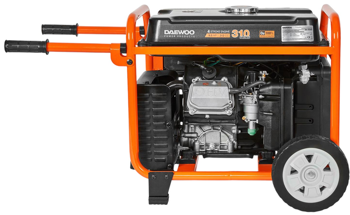 Inwerterowy generator benzynowy Daewoo GDA6600Ei 5/5.5 kW elektryczny rozruch (GDA6600EI) - obraz 2