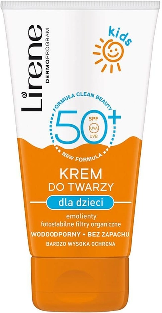 Сонцезахисний крем Lirene Kids Protection SPF 50 50 мл (5900717315716) - зображення 1