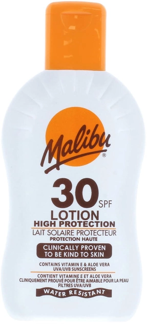 Lotion do opalania Malibu SPF 30 200 ml (5025135118050) - obraz 1
