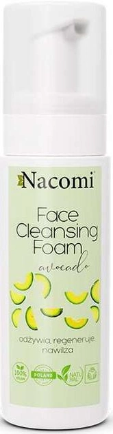 Пінка для вмивання обличчя Nacomi Face Cleansing Foam Avocado 150 мл (5902539713961) - зображення 1