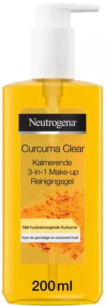 Zel do mycia twarzy Neutrogena Curcuma Clear Micellar Gel 200 ml (3574661588353) - obraz 1