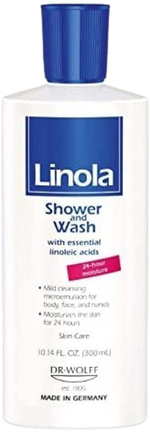 Żel pod prysznic Linola Shower & Wash 300 ml (4048882252540) - obraz 1