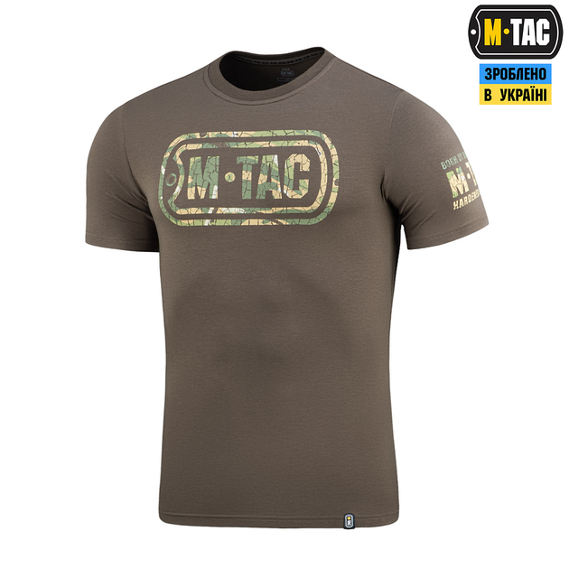 Футболка Olive M-Tac Logo Dark 2XL - зображення 1