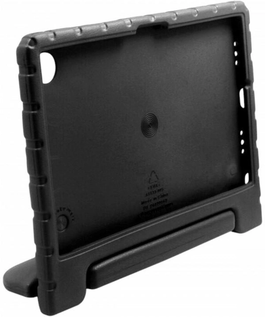 Etui plecki Xqisit Stand Kids do Samsung Galaxy Tab A8 10.5" Black (4029948217765) - obraz 1