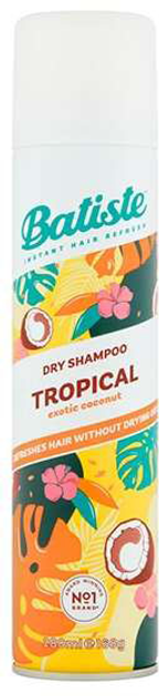 Suchy szampon Batiste Dry Shampoo Coconut and Exotic Tropical 200 ml (5010724538050) - obraz 1