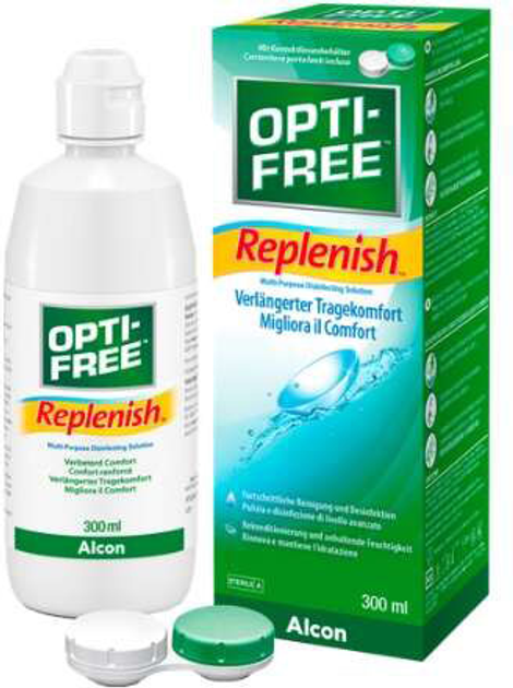 Dezynfekujący płyn do soczewek Alcon Opti Free Replenish 300 ml (300650357944) - obraz 1