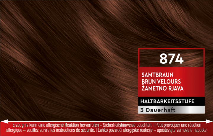 Крем-фарба для волосся Schwarzkopf Brillance Samtbraun 874 150 г (4015100441475) - зображення 2