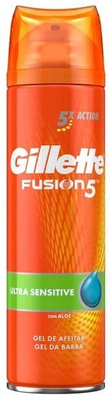 Żel do golenia Gillette Fusion Sensitive dla skóry wrażliwej 200 ml (7702018617074) - obraz 1