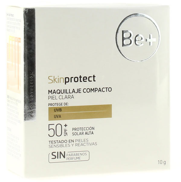 Puder przeciwsłoneczny Be+ Skin Protect Make-up Clear Skin SPF 50 10 g (8470001903037) - obraz 1