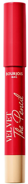 Ołówek do ust Bourjois Velvet The Pencil Lipstick 07 Rouge is Carmine 1.8 g (3616304016240) - obraz 1