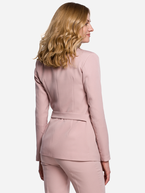 Піджак класичний жіночий Makover K056 L Світло-рожевий (5903068481536) - зображення 2