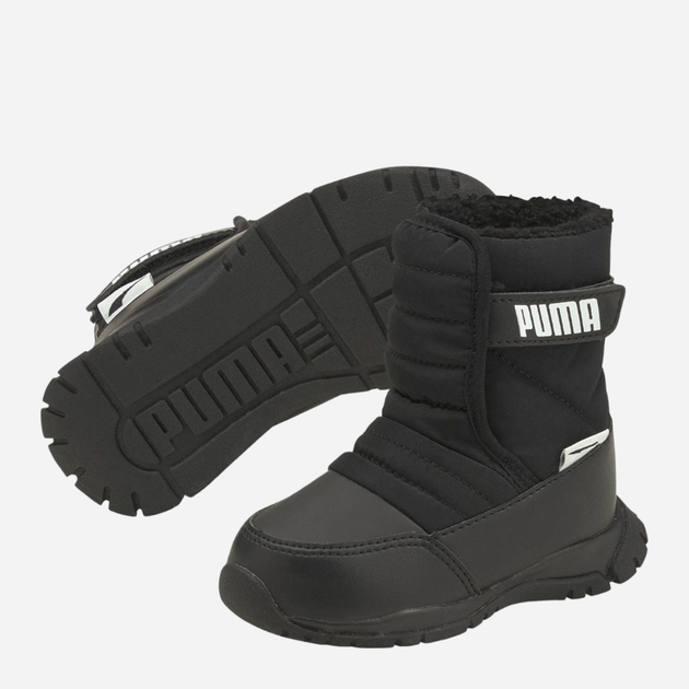 Śniegowce chłopięce wodootporne Puma Nieve Boot WTR AC Inf 380746-03 24 Czarne (4063699509809) - obraz 2