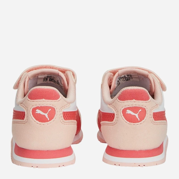 Sneakersy dziecięce dla dziewczynki na rzepy Puma Cabana Racer SL 20 V Inf 383731-09 19 Beżowe (4065452581664) - obraz 4