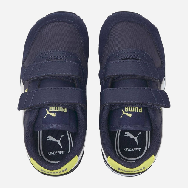 Buty sportowe chłopięce na rzepy Puma St Runner V3 Nl V Inf 384903-02 21 Granatowe (4064536371498) - obraz 5