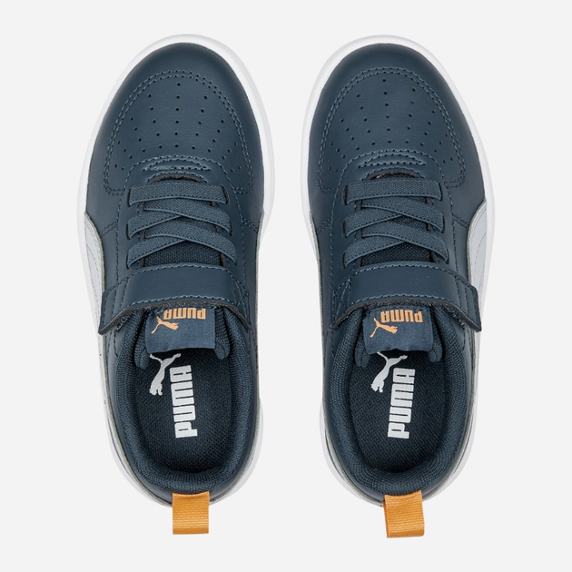 Sneakersy chłopięce na rzepy Puma Rickie AC+ PS 385836-13 31.5 Granatowe (4065452625412) - obraz 4