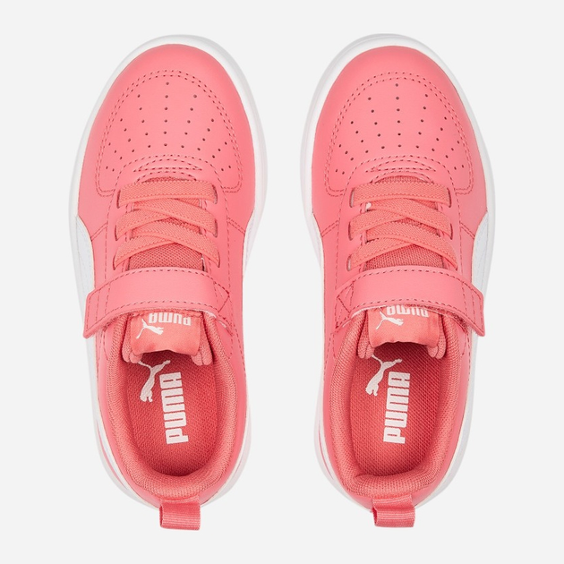 Sneakersy dziecięce dla dziewczynki na rzepy Puma Rickie AC+ PS 385836-16 27.5 Różowe (4065452684105) - obraz 5