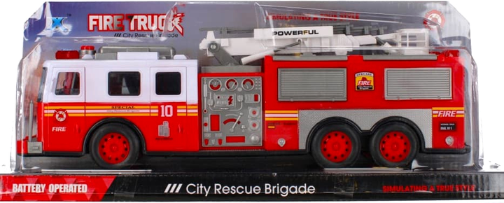 Пожежна машина Mega Creative Sity Rescue Brigade 40 см (5908275180555) - зображення 1