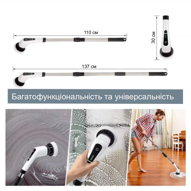 Беспроводная электрическая щетка Inspire для чистки 7 в 1 (ANS-8050) - изображение 3