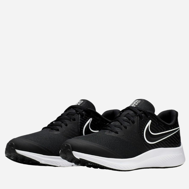 Підліткові кросівки для хлопчика Nike Star Runner 2 (GS) AQ3542-001 35.5 Чорні (193146206211) - зображення 2