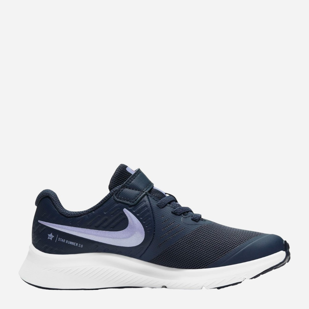 Buty sportowe chłopięce na rzepy Nike Star Runner 2 (PSV) AT1801-406 27.5 Granatowe (194502483246) - obraz 2