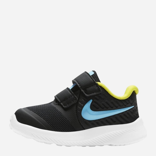 Buty sportowe chłopięce na rzepy Nike Star Runner 2 (TDV) AT1803-012 18.5 Czarne (194502483376) - obraz 2