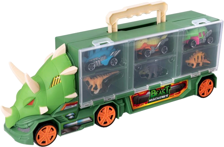 Zestaw samochodów HTI Teamsterz Beast Machines Dinosaur Transporter (5050841747317) - obraz 5