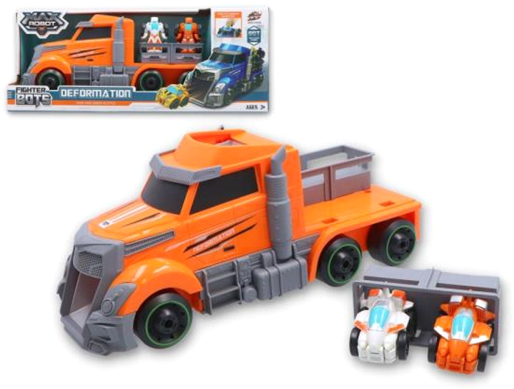 Ciężarówka Gazelo z figurkami i akcesoriami pomarańczowa (5900949431321) - obraz 1