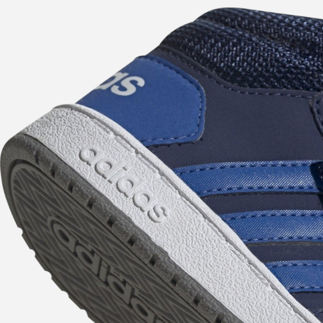 Дитячі високі кросівки для хлопчика adidas Hoops Mid 2.0 I EE6714 20 Сині (4061615968426) - зображення 6