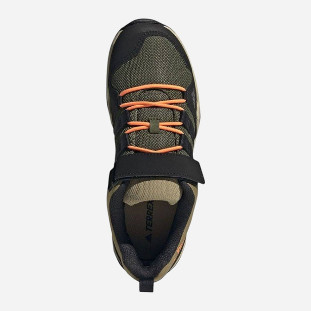 Дитячі трекінгові кросівки для хлопчика Adidas Terrex Ax2r Cf K FX4184 28.5 Зелені (4062065832589) - зображення 5