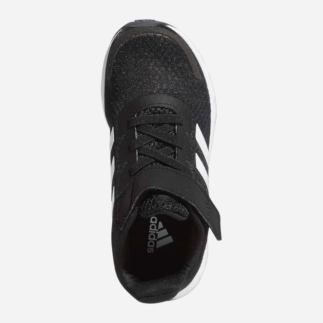 Buty sportowe chłopięce na rzepy adidas Duramo Sl C FX7314 33.5 Czarne z białym (4062063411274) - obraz 4