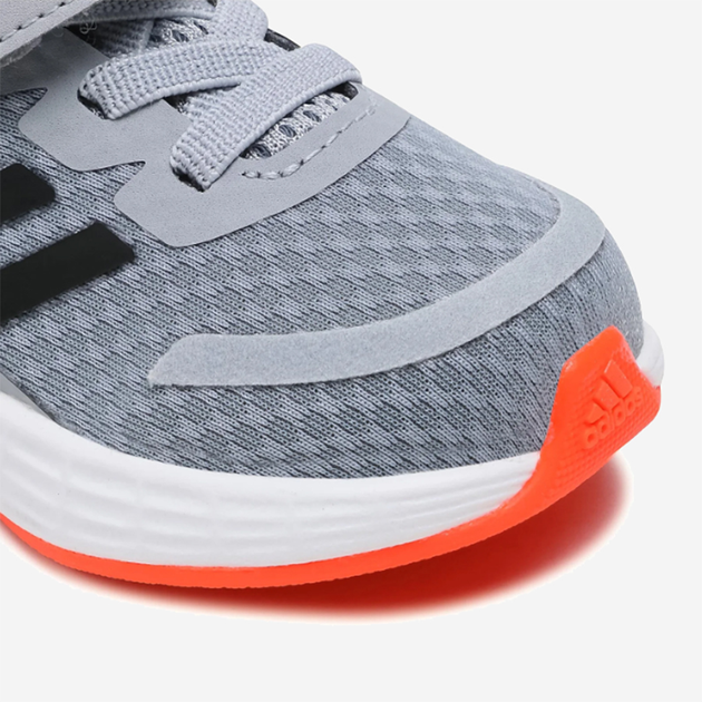 Buty sportowe dziecięce dla dziewczynki na rzepy adidas Duramo Sl I FY9176 23 Szare (4064036732935) - obraz 4