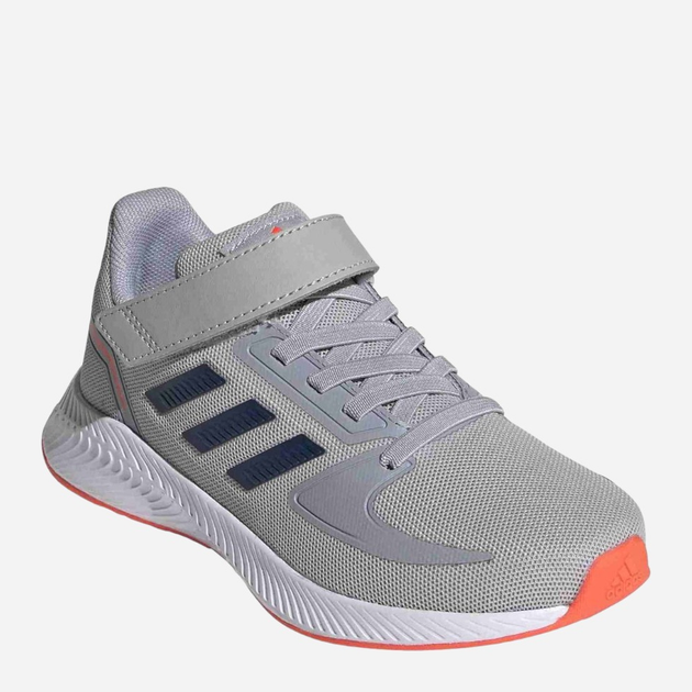 Buty sportowe dziecięce dla dziewczynki na rzepy Adidas Runfalcon 2.0 C FZ0115 31.5 Szare (4064036679810) - obraz 2